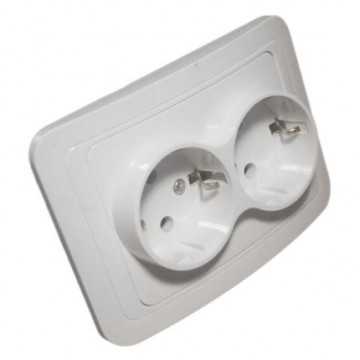 Priza dubla ST schuko SPN1004